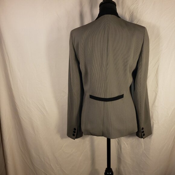 Alex Garfield for GARFIELD & MARKS Women's Tauple Blazer w/Contrasting Collar-6 - Picture 4 of 5